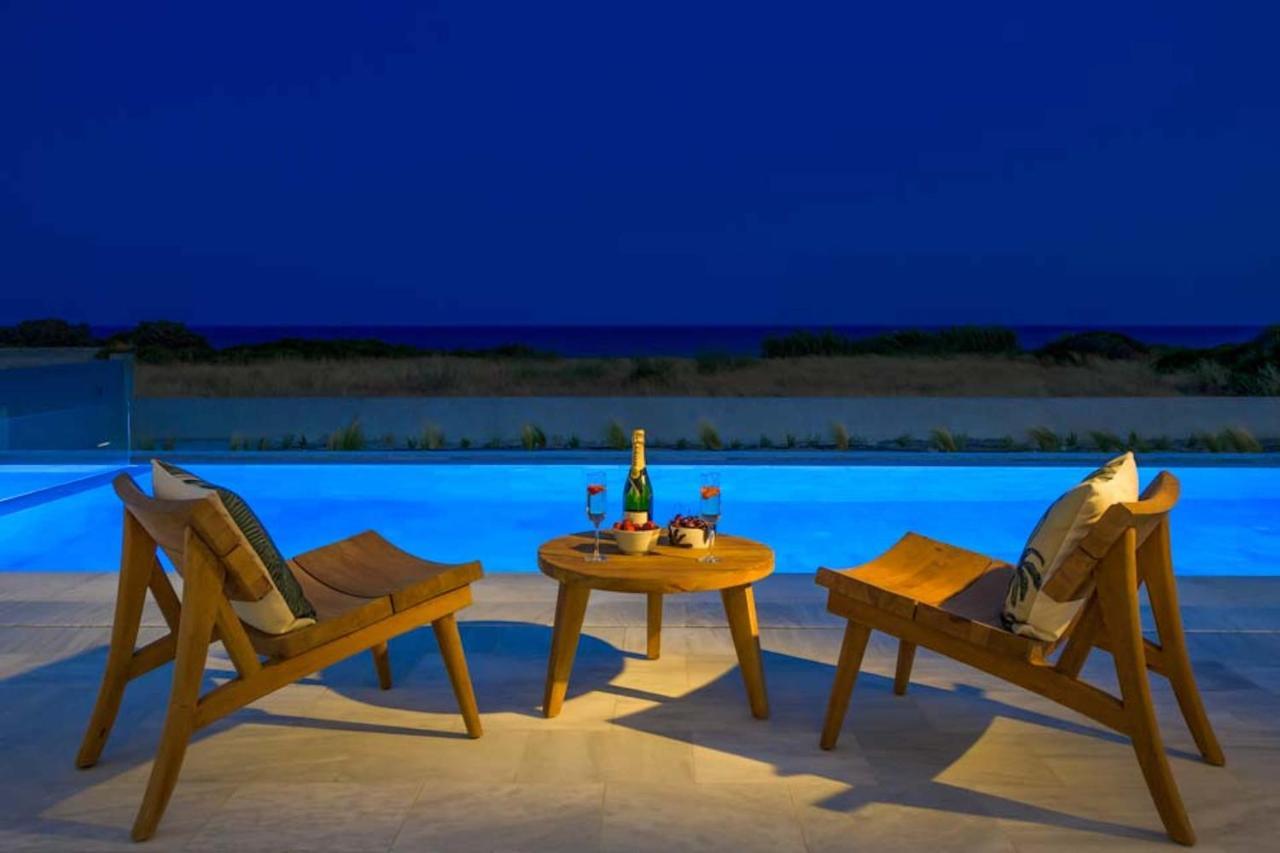 Seashore Beachfront Villa Lakhania Exterior foto
